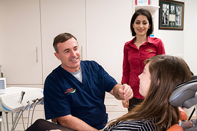 Dr Tim Hart at a Dental Consultation